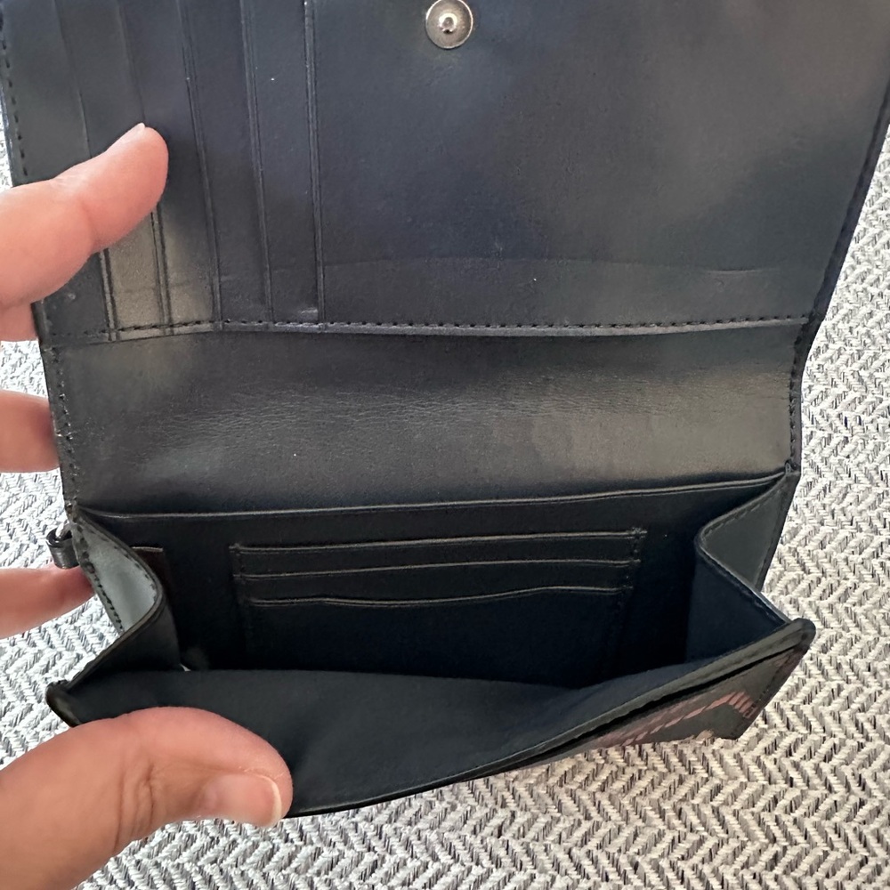 Coach Multicolor Zigzag Pattern Wallet - image 4